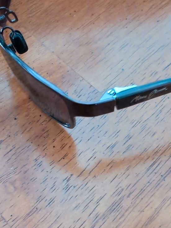 Maui Jim Brown Frames with Amber Polarized Lenses and Branded Case main image 5